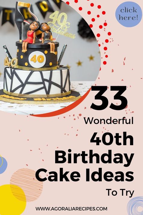 If you're looking for inspiration to make a 40th birthday cake, you have come to the right place. A 40th birthday is one of the most important milestones in a person's life, so you would want to make that occasion as memorable as possible. That's why we give you this list of 33 of the most creative 40th birthday cake inspirations you can make at home to celebrate your loved one's journey in life. 40th Bday Cakes For Men Turning 40, 40 Th Birthday Cake For Men, 40th Birthday Cake Ideas For Men Husband, 40th Birthday Ideas For Men Cake, 40th Birthday Cakes For Men Turning 40, 40 Birthday Cake For Men, Mens 40th Birthday Cake, Men’s 40th Birthday Cake, Funny 40th Birthday Cake