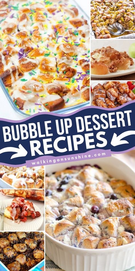 Dessert just got easier (and more delicious)! This collection of Bubble Up Dessert Recipes proves that amazing treats don't have to be complicated. Bubble Up Bakes, Bubble Bake Recipes, Bubble Up Recipes, Bubble Up Bake, Bubble Bake, Refrigerator Biscuits, Gooey Desserts, Easy Impressive Dessert, July Desserts