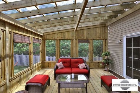 Screened Porch Designs, Patio Enclosures, Wooden Pergola, Screened In Patio, Deck With Pergola, Pergola With Roof, Casa Container, Casa Exterior, Patio Gazebo