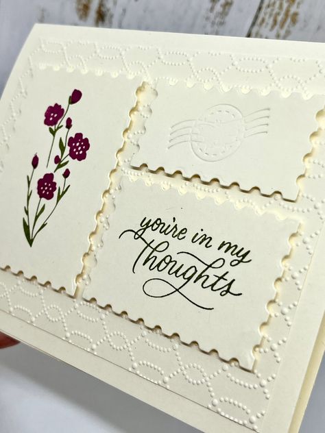 New at SU!- Softly Sophisticated for SAB – Creative Juice by Loni, Stampin' Up!, Sab Sale-a-Bration, Perennial Postage Dies, New at SU! Blog Hop Simple Homemade Cards Ideas, Stampin Up Cards Newest, Stampin Up Sympathy Cards, Santa Craft, Stampin Up Anleitung, Cards Sympathy, Cardmaking Techniques, Sympathy Cards Handmade, Cards Simple