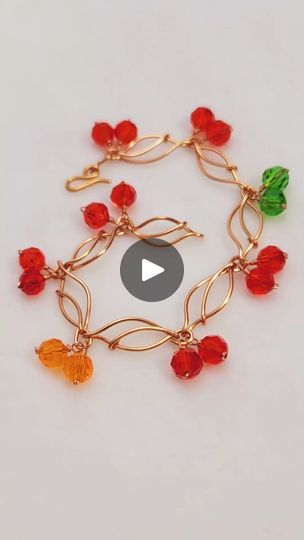 44 reactions | cherries bracelet with beads | How to make beautiful cherries bracelet with beads | simple jewelry  #diy #handmade #shortsvideo | By Lan Anh Handmade | Facebook Simple Jewelry Diy, Bracelet With Beads, Simple Jewelry, Jewelry Diy, Diy Handmade, Cherry, Bracelet, Beads, Quick Saves