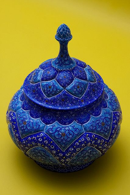 Persian Pottery, Persian Blue Color, Persian Design, Blue Colour Things, Persian Decor, Persian Blue, Blue Pottery, Love Blue, Feeling Blue