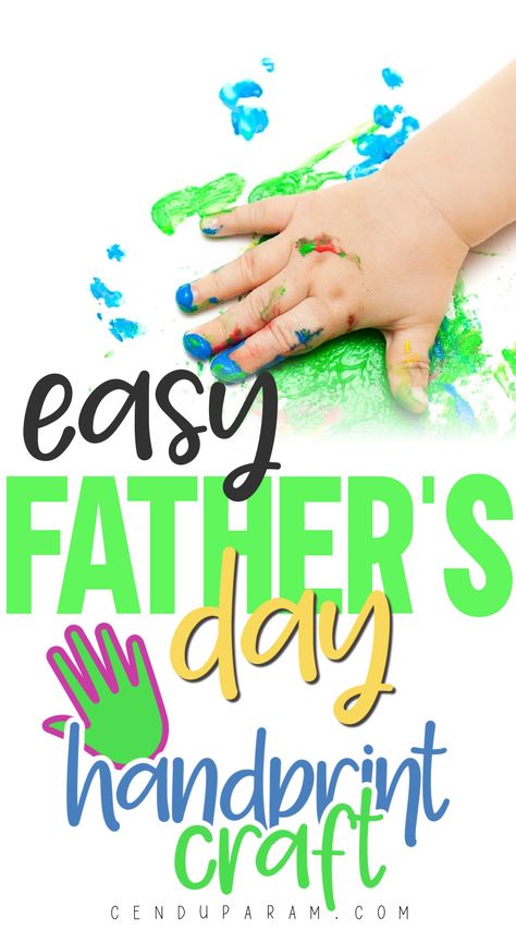 Diy Gift For Dad, Father's Day Painting, Gift For Dad From Kids, Craft Toddler, Painting Crafts For Kids, Diy Father's Day Crafts, Craft For Toddlers, Father's Day Craft, Easy Fathers Day Craft