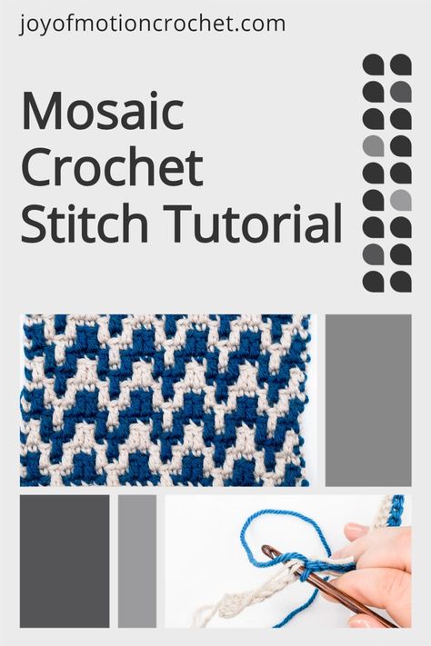 Overlay Mosaic Crochet Tutorial, Overlay Crochet Tutorial, Mosaic Crochet Patterns Free Tutorial, Simple Mosaic Crochet Patterns Free Charts, Mosaic Crochet Placemats, How To Do Mosaic Crochet, How To Mosaic Crochet, Easy Mosaic Patterns For Beginners, Mosaics Crochet