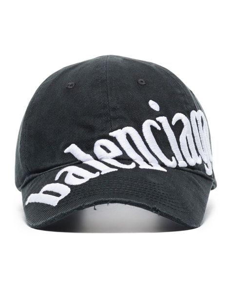 Diagonal Cap BALENCIAGA Balenciaga Cap, Designer Caps, Streetwear Inspo, Caps For Men, Balenciaga Logo, Cap Collection, Designer Hats, Embroidered Baseball, Men's Hats