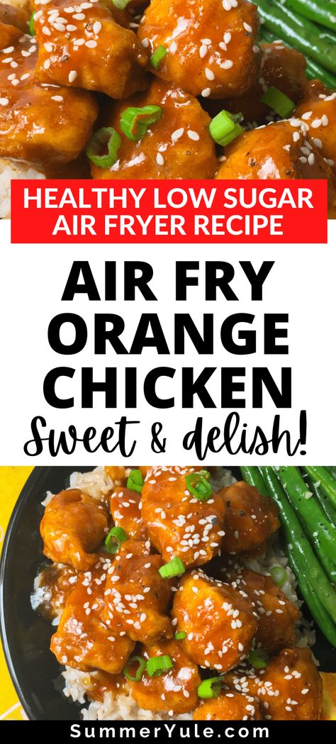 Orange Chicken With Orange Marmalade, Air Fryer Orange Chicken, Gluten Free Orange Chicken, Healthy Orange Chicken, Dinner Rotation, Weekly Dinner, Orange Chicken Recipe, Orange Marmalade, Chicken Dish