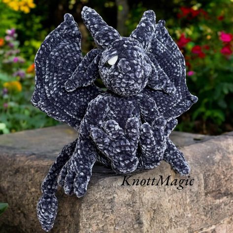 Ghoul the Gargoyle! This amazing pattern from @creature.made has released! Everyone definitely needs to show her some love on her FIRST pattern 😍 Love my Ghoul and he now guards my front door 🫶 . Pattern- @creature.made Eyes- me 25mm Yarn- @bernatyarn velvet . . #crochet #crochetplush #yarn #fiberart #fiberartist Crochet Gargoyle, Velvet Crochet, Fiber Art, Front Door, Yarn, Velvet, Crochet, Pattern, Fibre Art