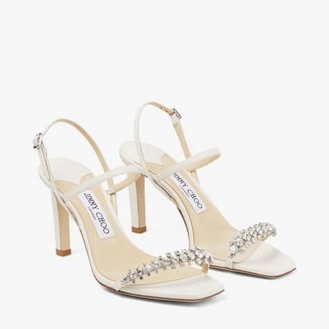 Women's Designer Sale | JIMMY CHOO US Hak Tinggi, Jimmy Choo Heels, Crystal Shoes, Embellished Sandals, Wedding Sandals, Jimmy Choo Shoes, Footwear Design Women, 가을 패션, High Heel Sandals