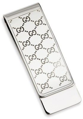 Men's Gucci 'Icon' Silver Money Clip - Metallic Front Pocket Wallet Men, Silver Money Clip, Mens Wallets, Casual Professional, Money Clips, Shoe Gifts, Money Clip Wallet, Fine Jewelry Gift, Gift Ideas For Men