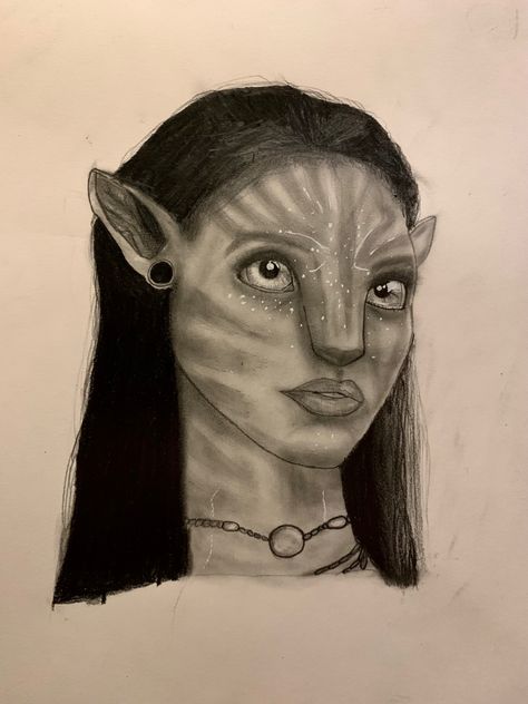 Avatar Neytiri Drawing, Neytiri Drawing, Avatar Drawing, Avatar Neytiri, Neytiri Avatar, Dragon Oc, Animal Sketch, Avatar Fan Art, Sketches Tutorial