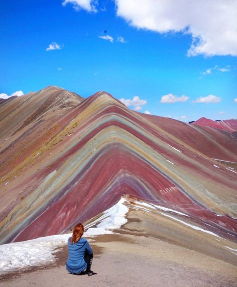 rainbow mountain peru trek Rainbow Mountains Peru, Backpacking Peru, Peru Trip, Rainbow Mountains, Trip To Peru, 1 Day Trip, Inca Trail, Atlas Map, Rainbow Mountain