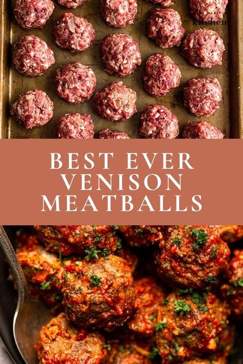 Cheap Venison Meals, Wild Game Meatballs, Aip Ground Venison Recipes, White Tail Deer Recipes, Venison Bbq Meatballs, Whole 30 Venison Recipes, Recipes With Venison Sausage, Ground Venison Dinner Ideas, Deer Burger Meat Recipes