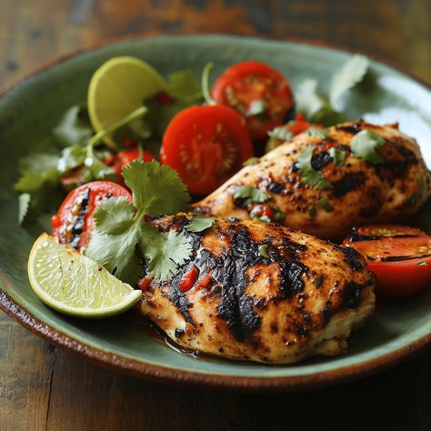 Chili’s Margarita Grilled Chicken Recipe | What's Cookin' Chicago Margarita Grilled Chicken, Zesty Italian Chicken, Pork Broccoli, Grilled Chicken Recipe, Grilled Peppers, Chicken Curry Salad, Tomato Mozzarella, Italian Chicken, White Chicken Chili