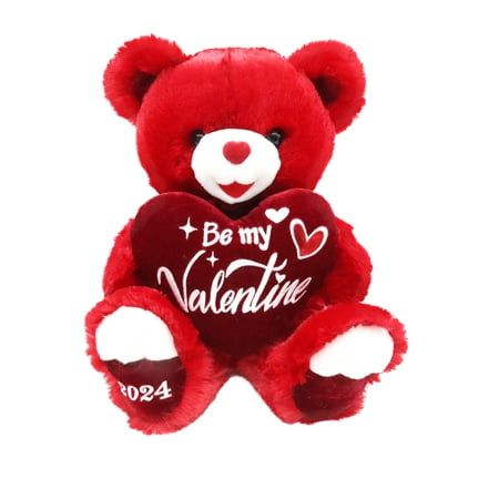 Give your someone special a Valentines Day gift they will love and cherish for years to come. Our Way To Celebrate Valentines Day Large Sweetheart Teddy Bear 2024, Red continues to be the perfect gift for loved ones of all ages for 30 plus years. This collectable one-of-a-kind plush bear is crafted from a premium plush fabric for exceptional hugability. This beautiful teddy bear features a uniquely designed smiling face and comes complete with gold accents on the paws and ears. This sweet teddy Red Teddy Bear, Bear Valentines, Valentines Ideas, Valentine Day Special, Smiling Face, Teddy Bear Plush, Plush Fabric, Bear Plush, Gold Accents