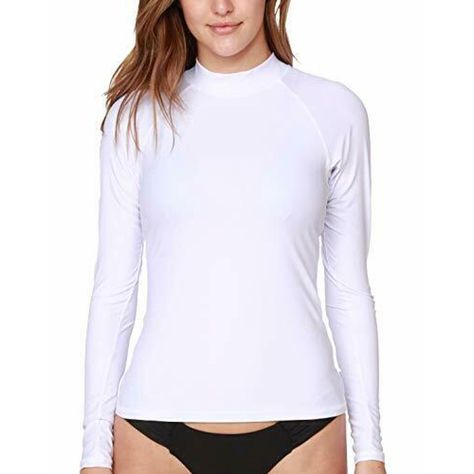 InGear - INGEAR Women's UV Sun Protection Long Sleeve Rash Guard Wetsuit Swimsuit Top - Walmart.com - Walmart.com Swim Shirts For Women, Water Shirt, Sleeve Swimsuit, Trendy Fashion Tops, Sun Shirt, Swim Shirts, Rainy Weather, Sport Chic, Swimsuit Fashion