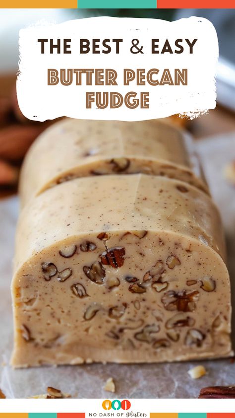 Indulge in the rich, creamy goodness of Butter Pecan Fudge! With toasted pecans and a hint of cinnamon, this fudge is a perfect treat for any occasion. Pin now and make it later! Texas Pecan Fudge Pie, Butter Pecan Fudge 12 Tomatoes, White Chocolate Caramel Pecan Fudge, Best Fudge Recipes Ever, Oat Fudge, Fudge Ideas, Butter Pecan Fudge, Butter Pecan Fudge Recipe, Holiday Entrees