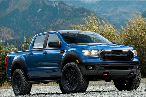 Roush Unleashes Rugged New Ford Ranger. Ford was taking too long with the Ranger Raptor, so Roush built its own. New Ford Ranger, Exterior Upgrades, Ranger Ford, American Expedition Vehicles, Roush Mustang, 2020 Ford Ranger, Tacoma World, Ford Motorsport, Ford Ranger Raptor