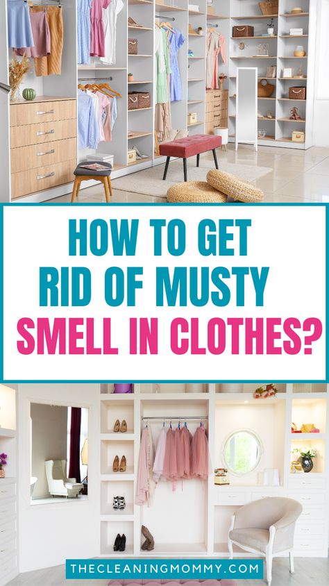 Ready to banish that pesky musty smell from your clothes for good? Check out these easy and effective tips on how to get rid of musty smell in clothes. Say hello to fresh and clean laundry every time! How To Get Rid Of Mildew Smell Clothes, How To Make Clothes Smell Good, Musty Smell Out Of Clothes, Get Rid Of Clothes Tips, Musty Smell In House, Smelly Laundry, Remove Odor From Clothes, Carpet Odor Remover, Closet Freshener