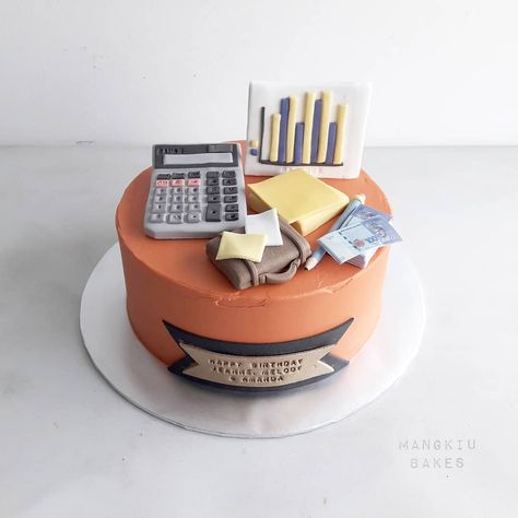 Sales and Marketing cake Accounting Graduation Party Ideas, Accountant Cake Ideas, Cakes For Bankers, Finance Cake, College Graduation Cakes, Cake Design For Men, Teacher Cakes, 25th Birthday Cakes, Dental Videos