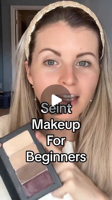 Chelsea Bare on Instagram: "Just got your makeup in?? Grab your palette and walk through it with me! 💗 If you want to try this makeup, go to colormatchbychelsea.com or comment “match” #seint #seintbeauty #seintartist #seintmakeup #easymakeup #seintofficial #makeup #creammakeup #makeupartist #beauty #mommakeup #seintmakeupartist #seintbeautyartist #iiidfoundation #highlightandcontour #momlife #beginnermakeup #makeupover #makeuptutorial #simplemakeup #hac #quickmakeup #contour #over #mua #minutemakeup #makeupforbeginners #makeovermonday #onecompactmakeup #makeuplooks" Seint Makeup Color Match Chart, Seint Makeup Tutorials For Beginners, Wedding Makeup Tutorial Step By Step, Sient Makeup, Basic Makeup For Beginners, Face Contouring Makeup, Contouring Makeup, Wedding Makeup Tutorial, Makeup Order