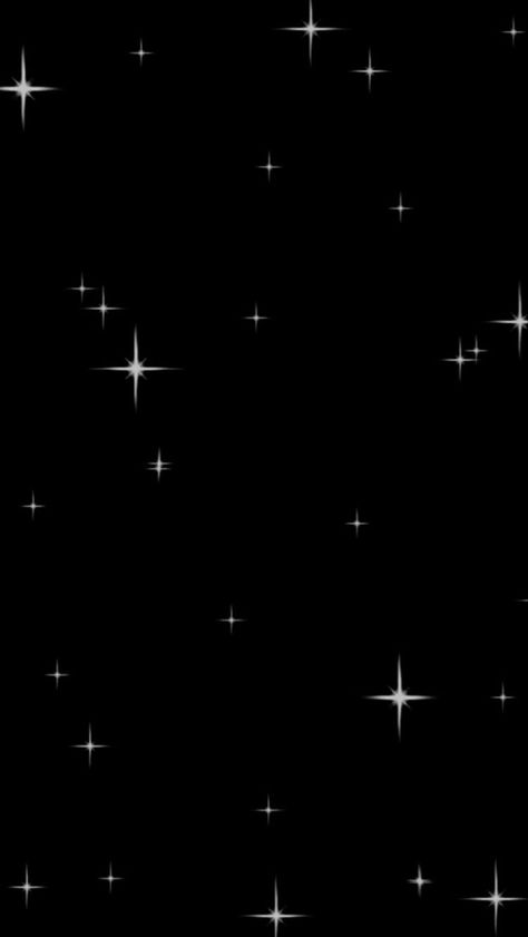 Black And White Iphone Layout, Iphone Wallpaper Stars, Stars Background, Whatsapp Wallpaper Cute, Black Wallpapers, Sparkle Wallpaper, Black And White Stars, Black Background Wallpaper, Star Background