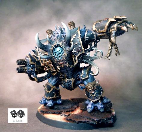 40k Tzeentch, Dark Vengeance, Chaos Legion, Chaos 40k, Black Armor, Chaos Space Marines, Painting Dark, 40k Chaos, Alpha Legion