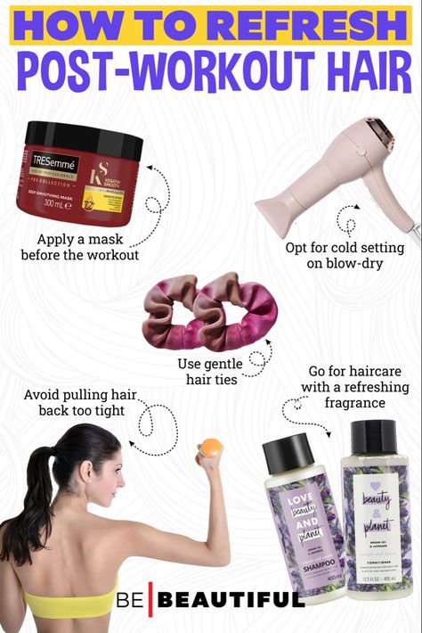 Haircare tips after workout Sweaty Hair After Workout, Sweating Remedies, Embrace Your Flaws, Post Workout Hair, Rainy Day Hairstyles, Overnight Hairstyles, Greasy Hair, Eco Friendly Beauty, Hair Wash