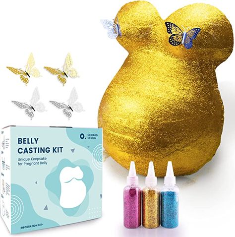 To My Preggers Where y’all at?🤰 If you haven’t yet Here’s one of the “BEST” HomeBuddy Belly Cast Kit Pregnancy - DIY Pregnancy Belly Casting Kit for Expecting Moms, Unique Keepsake Pregnancy Casting Belly Kit, Belly Cast Kit Gift with Decorating Kit and Beely Painting Kit ⬇️⬇️⬇️ Pregnant Belly Cast, Baby Casting Kit, Plaster Hands, Belly Casting, Pregnancy Belly, Diy Plaster, Casting Kit, Baby Belly, Hand Molding