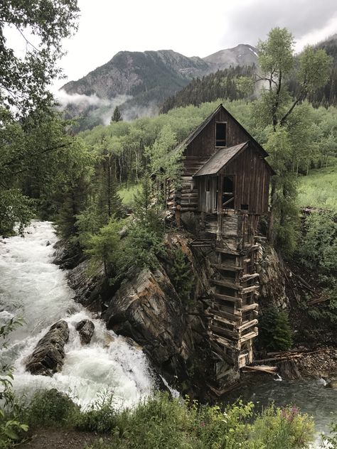 Moonwood Mill Aesthetic, Small Cabin In The Woods, Dark Naturalism, Mill House, Off Grid Cabin, Fantasy Life, Cottage Cabin, Cabin Life, Cabins In The Woods