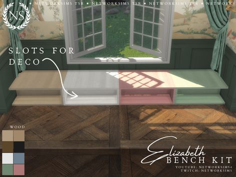 Sims Four, Architectural House Plans, Sims 4 Cc Furniture, Sims 4 Build, Sims Community, Electronic Art, Sims 4 Cc, The Sims Resource, Window Seat