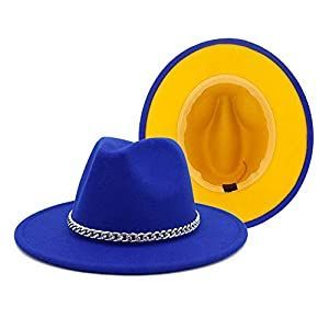 Wide Brim Fedora, Hat Fedora Hat Outfits, Fedora Fashion, The Mask Costume, Hat Fedora, Crown Hat, Wide Brim Fedora, Royal Blue And Gold, Outfits With Hats, Beautiful Hats