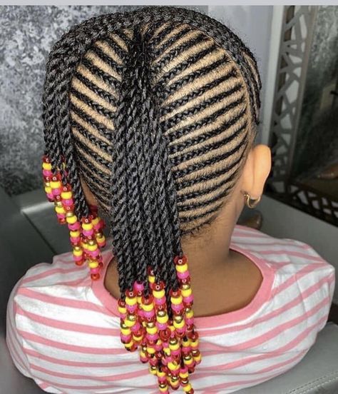 School Hairstyles Braids, Toddler Braided Hairstyles, Lil Girl Hairstyles, Kid Braid Styles, African Hair Braiding Styles, Girls Natural Hairstyles, Natural Hairstyles For Kids, Kids' Braids