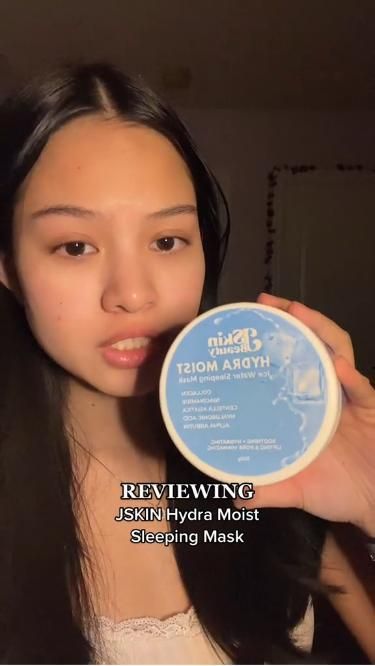 TUT: Glass Skin with JSkin Beauty Ice Water Sleeping Mask, Korean Skin Care Secrets, Water Sleeping Mask, Glowing Skin Mask, Beautiful Skin Care, Hydrating Face Mask, Skin Care Tutorial, Asian Skincare, Perfect Skin Care Routine