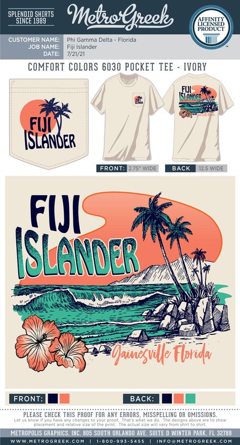 Fiji Islander Shirt | Phi Gamma Delta | Fraternity Shirt | Metro Greek | Beach Party | Beach Shirt | Greek Shirts Luau Theme Tshirts, Beach Sorority Shirt, Beach T Shirts Design, Beach Shirt Ideas, Beach Party Illustration, Beach Tshirt Ideas, Beach Tshirt Designs, Zipper Drawing, Summer Tshirt Designs