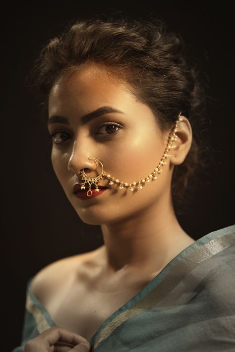 Indian Jewelry Photography, Jewellery Portrait, Wedding Lehngas, Jewellery Fashion Shoot, Jewellery Photoshoot, Jewellery Shoot, Nose Ring Jewelry, Ring Photography, Indian Wedding Video