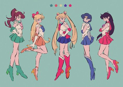 Makoto Kino, Moon Sailor, Arte Sailor Moon, Minako Aino, Sailor Moon Fan Art, Sailor Moon Aesthetic, Sailor Moon Usagi, Sailor Chibi Moon, Sailor Moon Manga