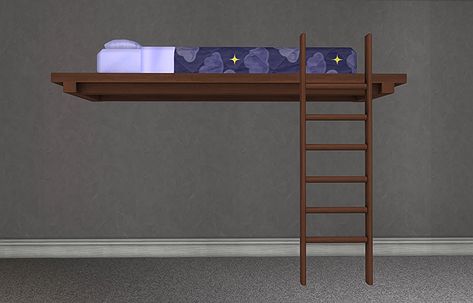 Sims 2 Bunk Bed, Sims 4 Cc Loft Bed, Sims Lots, Ts2 Cc, Love Your Skin, Sims Mods, Bunk Bed, Custom Content, Sims 2