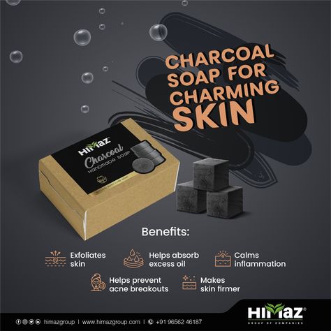 Try HIMAZ Charcoal Handmade Soap!!! Benefits of Charcoal soap: ✅Exfoliates skin ✅Helps absorb excess oil ✅Calms inflammation ✅Helps prevent acne breakouts ✅Makes skin firmer Charcoal Soap Benefits, Benefits Of Charcoal, Charcoal Benefits, Soap Images, Tarpaulin Design, Soap Photography, Soap Benefits, Charcoal Soap, Acne Breakout