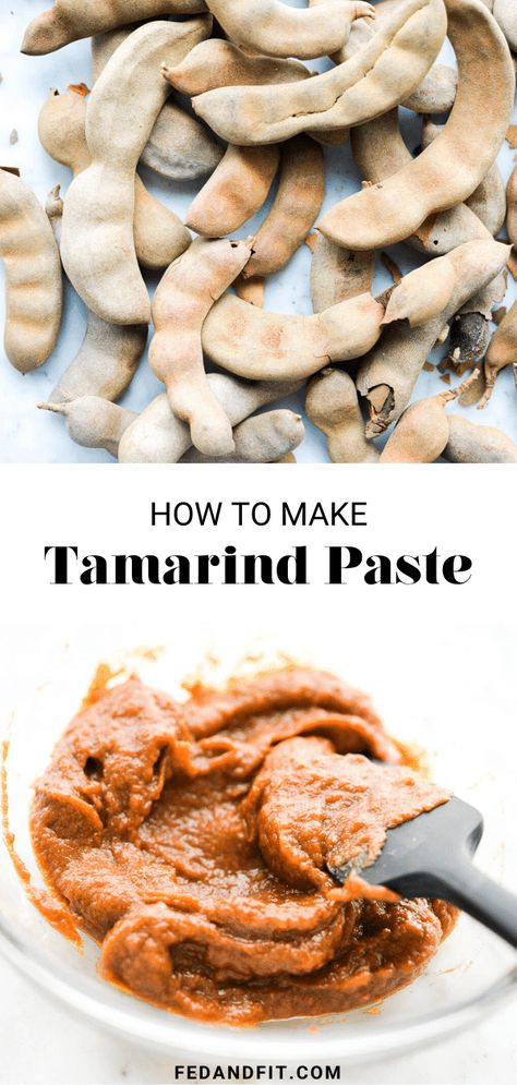 Tamarind paste is such a fun ingredient to have on hand -- its unique sour, sweet flavor has the ability to add so much depth to so many different dishes! Tamarind Paste Recipes, Tamarind Recipes, Tamarind Fruit, Fed And Fit, Food Sauces, Food Chinese, Fit Recipes, Healthy Easy Recipes, Paste Recipe