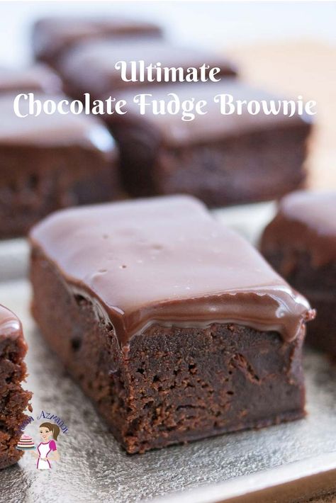 Make a classic chocolate brownie with a fudge topping for your next family get together. The dark chocolate fudge brownies are rich, decadent and fudgy. Made with good quality chocolate, brown sugar, a hint of warm spices and a touch of coffee. These are guaranteed to get your get asking for the recipe. #chocolatefudgebrownie #chocolatebrownie #darkchocolate #brownierecipe #bestbrownie Best Homemade Fudge, Homemade Fudge Brownies, Fudge Topping, Chocolate Goodies, Fudge Brownie Recipe, Chocolate Fudge Sauce, Fudgy Brownie Recipe, Dark Chocolate Fudge, Baking Decorating