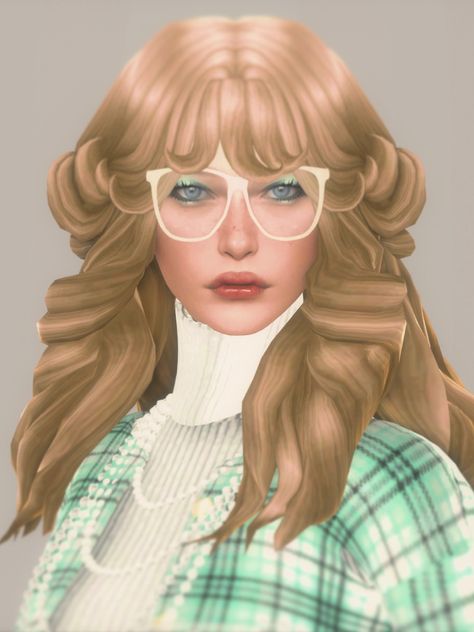 Feral Poodles Hair Sims 4, Sims 4 Cc 1900s Hair, Sims 4 Cc Maxis Match Facial Hair, Sims 4 Circle Glasses, Sims 4 Puffy Hair, Sims 4 Cc Daylife Sims, Vintage Hair Cc Sims 4, Two Tone Hair Sims 4 Cc, The Sims 4 Western Cc