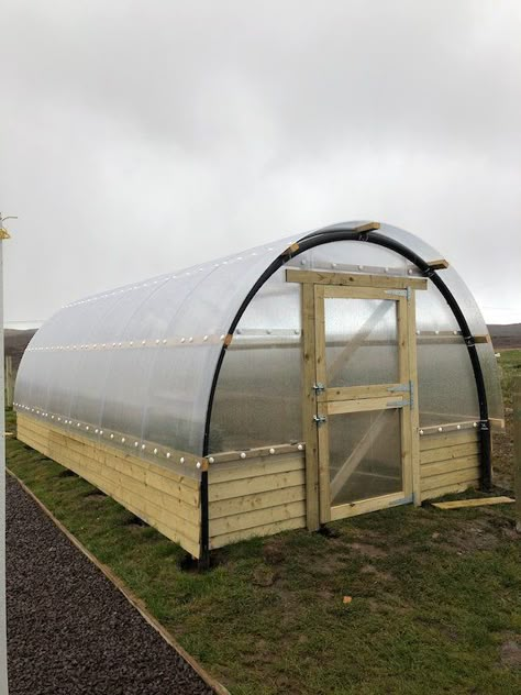 Polycrub Peerie Polly - our 3m wide range | Polycrub Polly Tunnel Ideas, Polly Tunnel, Polytunnel Ideas, Pvc Greenhouse Plans, Como Plantar Pitaya, Pvc Greenhouse, Dome Greenhouse, Diy Greenhouse Plans, Outdoor Greenhouse