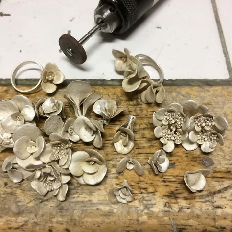 Lost Wax Casting 101 — Shade Metals- Lost Wax Casting Rings, Metal Casting Jewelry, Lost Wax Casting Jewelry, Viking Knit Jewelry, Lost Wax Jewelry, Wax Carving Jewelry, Silver And Gold Jewelry, Cast Rings, Found Object Jewelry