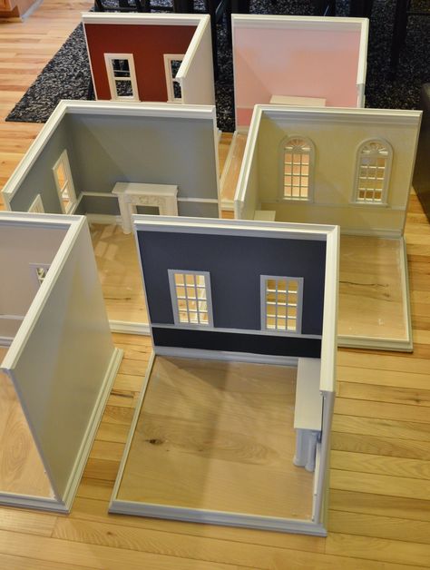 Model Houses, Room Box Miniatures, Kids Doll House, Barbie Room, Doll Furniture Diy, Barbie Diorama, Room Boxes, Doll House Plans, Mini Doll House