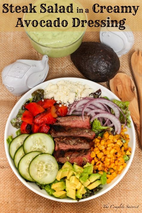 Mexican Steak Salad, Carne Asada Salad, Steak Salad Dressing, Salad With Honey Lime Dressing, Carne Asada Steak, Mexican Steak, Steak Salad Recipe, Grilled Steak Salad, Easy Chicken Fajitas