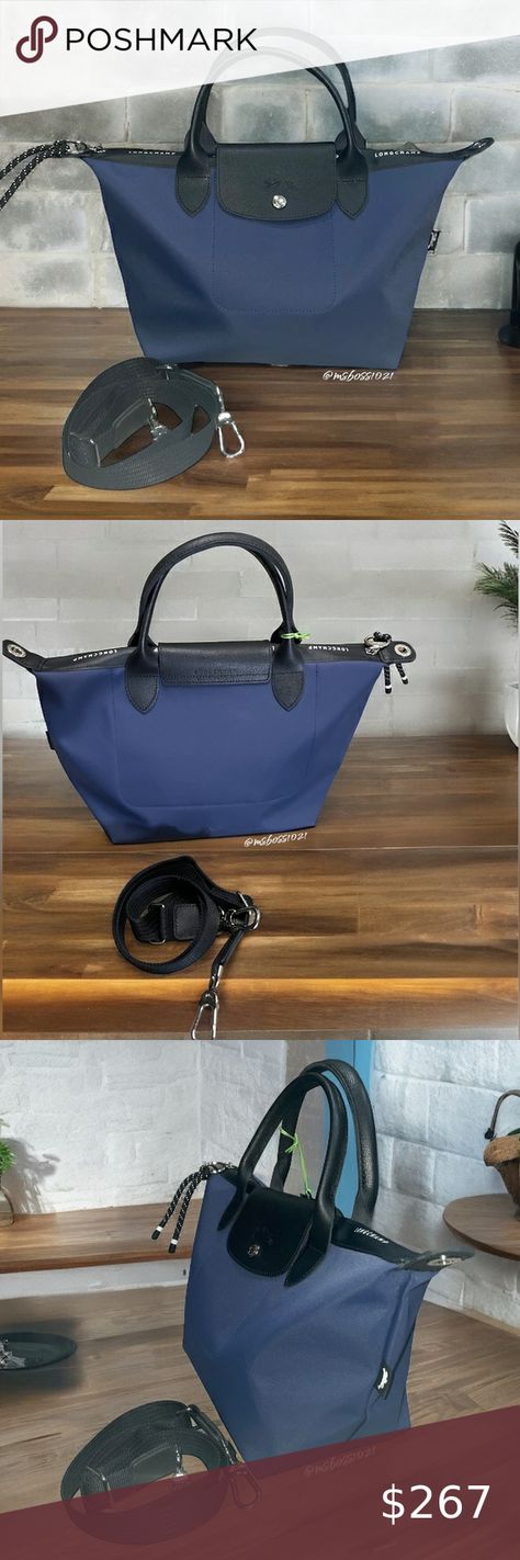 Longchamp Le Pliage Energy Collections Blue/Black NWT Longchamp Le Pliage Energy, Longchamp Handbags, Longchamp Le Pliage, Blue Black, Shop My, Energy, Handbags, Best Deals, Closet