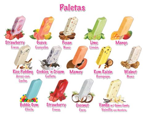 they, all of them, now, i need it. Paleta Ice Cream, Popsicles Packaging, Ice Cream Inspiration, Ice Cream Business, Strawberry Guava, Ice Candy, Fruit Cream, Mexican Snacks, Ice Cream Pops