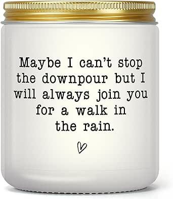 Warm Quotes, Walk In The Rain, Divorce Gift, Lavender Scented Candle, Cheer Up Gifts, Best Marriage Advice, Get Well Soon Gifts, Get Well Gifts, Good Marriage