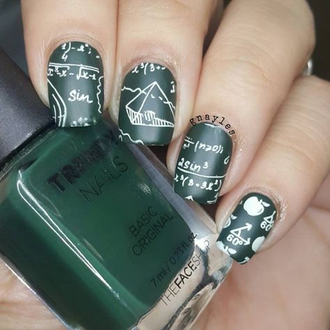 Math has been one of my favorite subject. 😅✋➕➖✖➗ @bornprettynail @bornprettystorenailart School Time Lesson Course Rectangle Nail Art Image Plate BPL-064 Item #: 39487  You can use my BPS 10%off code when checking out: GABCX31 (Free sf worldwide. Discounted price excluded)  #nailartcentral #nailupdate #nails2inspire #nailartlover #nailstation #nailstopromote #nailswag #nailstagram #girlynailsdeluxe #bps Math Nails, Time Lessons, Nail Station, Nail Art Images, My Favourite Subject, Favorite Subject, School Time, Starbucks Iced Coffee Bottle, Coffee Bottle