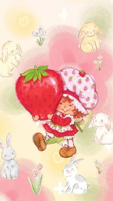 Cake Wallpaper, Strawberry Shortcake Cartoon, Islamic Kids Activities, Strawberry Shortcake Characters, Vintage Strawberry Shortcake, Cute Patterns Wallpaper, Pretty Wallpapers Backgrounds, Cover Pics, Strawberry Shortcake